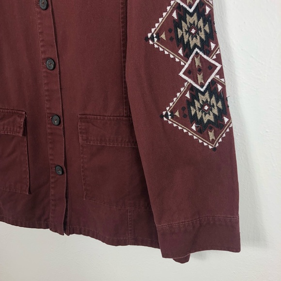 Peach Love California Aztec Embroidered Jacket - Picture 4 of 8